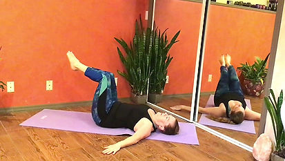 Reclined abdominal exercises